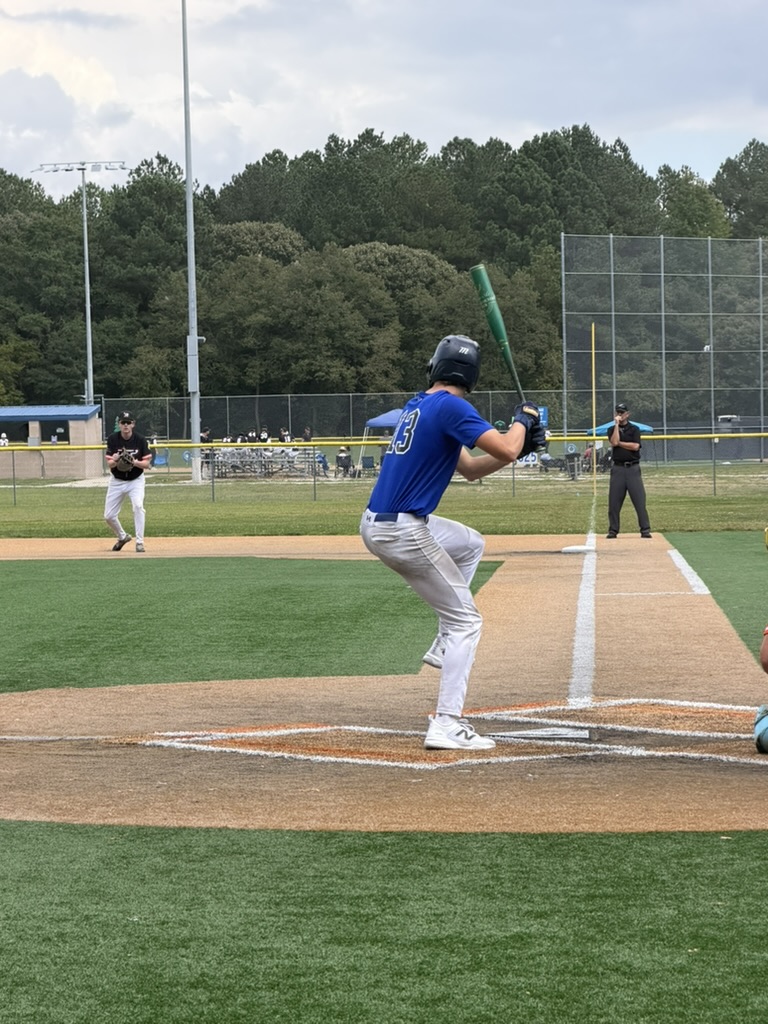Brayden loading his swing in the right-handed batter’s box